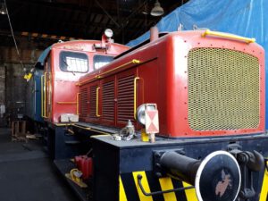 Das Bahnbetriebswerk in Gelsenkirchen Bismarck im Mai 2020