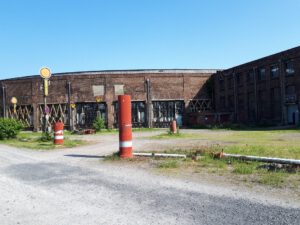 Das Bahnbetriebswerk in Gelsenkirchen Bismarck im Mai 2020
