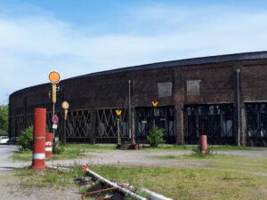 Das Bahnbetriebswerk in Gelsenkirchen Bismarck im Mai 2020