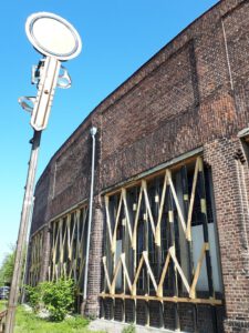 Das Bahnbetriebswerk in Gelsenkirchen Bismarck im Mai 2020