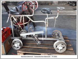 Das Bahnbetriebswerk in Gelsenkirchen Bismarck im Mai 2020