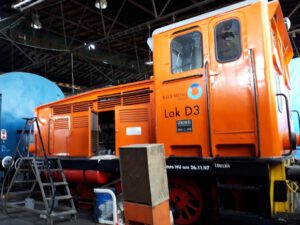 Das Bahnbetriebswerk in Gelsenkirchen Bismarck im Mai 2020