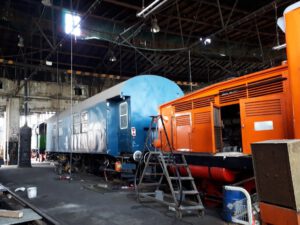 Das Bahnbetriebswerk in Gelsenkirchen Bismarck im Mai 2020