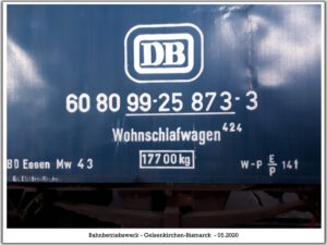 Das Bahnbetriebswerk in Gelsenkirchen Bismarck im Mai 2020