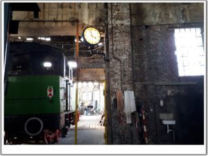 Das Bahnbetriebswerk in Gelsenkirchen Bismarck im Mai 2020