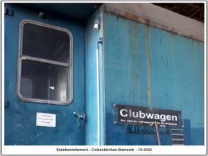 Das Bahnbetriebswerk in Gelsenkirchen Bismarck im Mai 2020