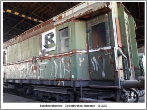 Das Bahnbetriebswerk in Gelsenkirchen Bismarck im Mai 2020