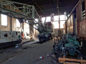 Das Bahnbetriebswerk in Gelsenkirchen Bismarck im Mai 2020