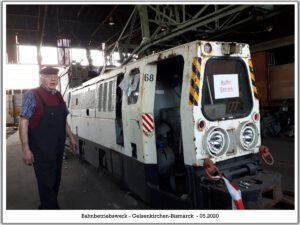 Das Bahnbetriebswerk in Gelsenkirchen Bismarck im Mai 2020