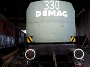 Das Bahnbetriebswerk in Gelsenkirchen Bismarck im Mai 2020