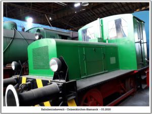 Das Bahnbetriebswerk in Gelsenkirchen Bismarck im Mai 2020