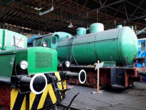 Das Bahnbetriebswerk in Gelsenkirchen Bismarck im Mai 2020