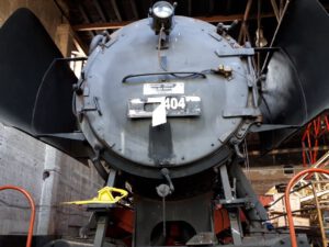 Das Bahnbetriebswerk in Gelsenkirchen Bismarck im Mai 2020