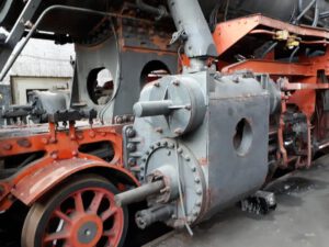 Das Bahnbetriebswerk in Gelsenkirchen Bismarck im Mai 2020