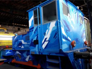 Das Bahnbetriebswerk in Gelsenkirchen Bismarck im Mai 2020