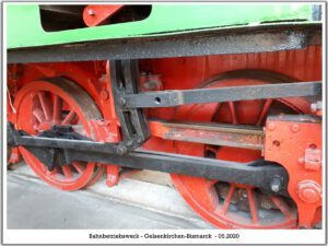 Das Bahnbetriebswerk in Gelsenkirchen Bismarck im Mai 2020