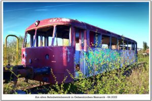 Das Bahnbetriebswerk in Gelsenkirchen Bismarck im April 2022