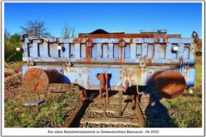 Das Bahnbetriebswerk in Gelsenkirchen Bismarck im April 2022