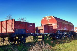 Das Bahnbetriebswerk in Gelsenkirchen Bismarck im April 2022