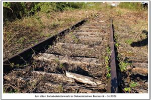 Das Bahnbetriebswerk in Gelsenkirchen Bismarck im April 2022