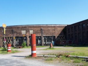 Das Bahnbetriebswerk in Gelsenkirchen Bismarck im Mai 2020