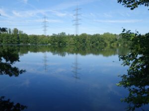 Der Ewaldsee in Gelsenkirchen Resser Mark im Juni 2020