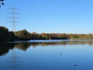 Der Ewaldsee in Gelsenkirchen Resser Mark im Oktober 2020
