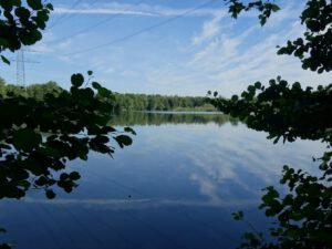 Der Ewaldsee in Gelsenkirchen Resser Mark im Juni 2020
