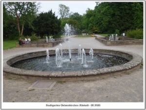 Gelsenkirchen Altstadt Stadtgarten im Mai 2020