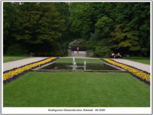 Gelsenkirchen Altstadt Stadtgarten im Mai 2020