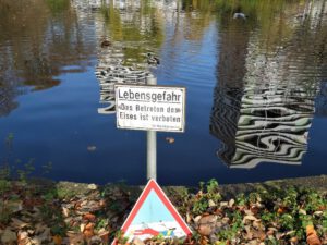 Gelsenkirchen Altstadt Stadtgarten im November 2020