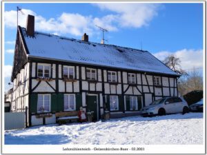 Winter in Gelsenkirchen-Buer im Februar 2021
