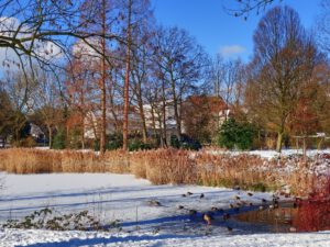 Winter in Gelsenkirchen-Buer im Februar 2021