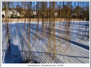 Winter in Gelsenkirchen-Buer im Februar 2021