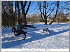 Winter in Gelsenkirchen-Buer im Februar 2021
