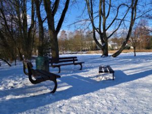 Winter in Gelsenkirchen-Buer im Februar 2021