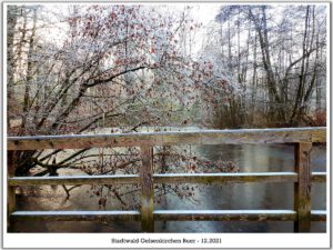 Winter in Gelsenkirchen-Buer im Februar 2021