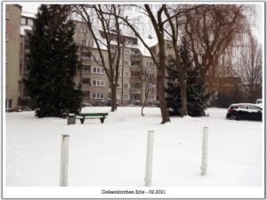 Winter in Gelsenkirchen Erle im Februar 2021