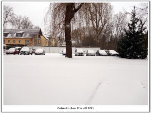 Winter in Gelsenkirchen Erle im Februar 2021