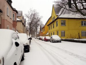 Winter in Gelsenkirchen Erle im Februar 2021