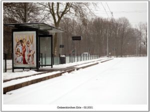 Winter in Gelsenkirchen Erle im Februar 2021