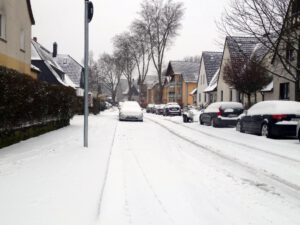 Winter in Gelsenkirchen Erle im Februar 2021