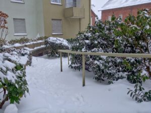 Winter in Gelsenkirchen Erle im Februar 2021