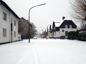 Winter in Gelsenkirchen Erle im Februar 2021