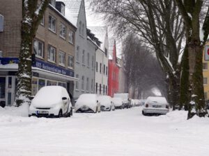 Winter in Gelsenkirchen Erle im Februar 2021
