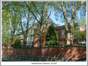 Schacht Oberschuir in Gelsenkirchen Feldmark im Mai 2020