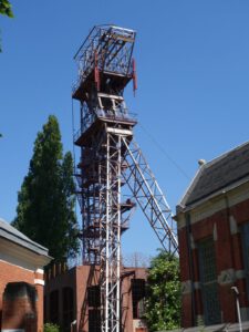 Schacht Oberschuir in Gelsenkirchen Feldmark im Mai 2020