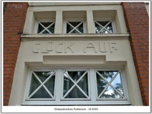 Schacht Oberschuir in Gelsenkirchen Feldmark im Oktober 2020