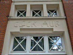 Schacht Oberschuir in Gelsenkirchen Feldmark im Oktober 2020