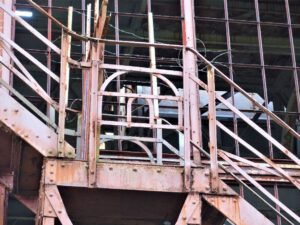 Schacht Oberschuir in Gelsenkirchen Feldmark im Oktober 2020